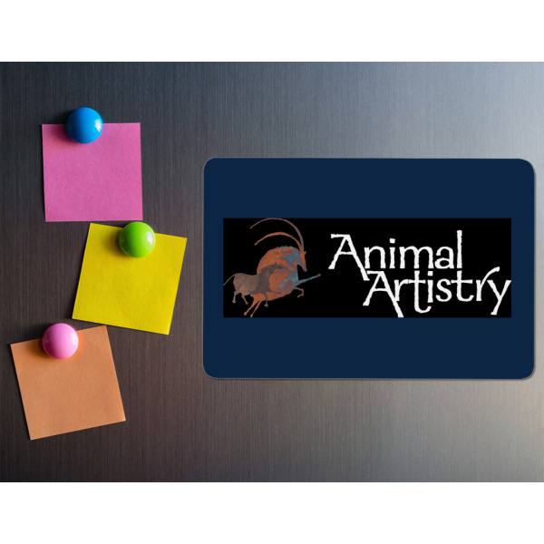 Custom Design - Rectangular Fridge Magnet - LIFESTYLE