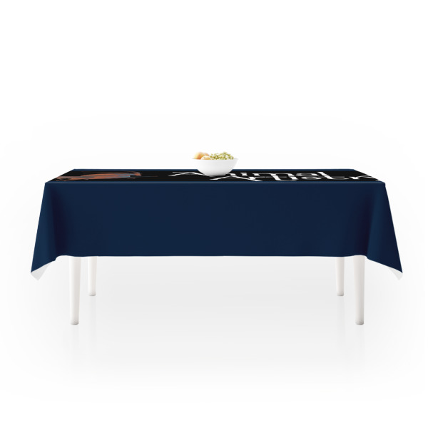 Custom Design - Tablecloths (58"x102") - LIFESTYLE (side view)