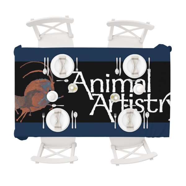 Custom Design - Tablecloths (58"x102") - TOP VIEW (with plates)