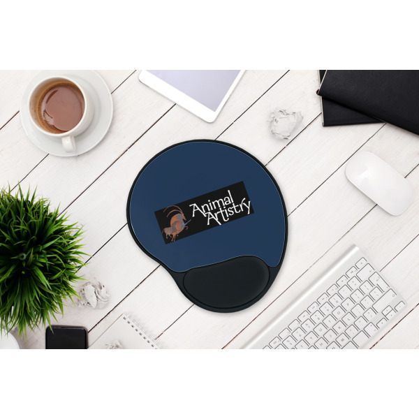 Custom Design - Mouse Pad with Wrist Rest - LIFESYTLE 1