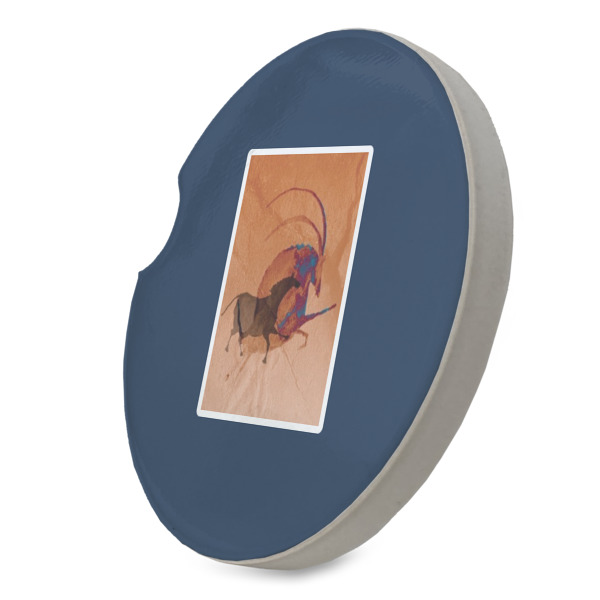 Custom Design - Sandstone Car Coaster - Standing Angle