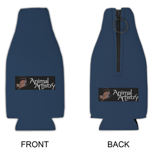 Custom Design - Zipper Bottle Cooler - APPROVAL