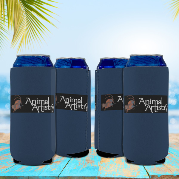 Custom Design - Can Cooler - 16oz - Set of 4 - In Context