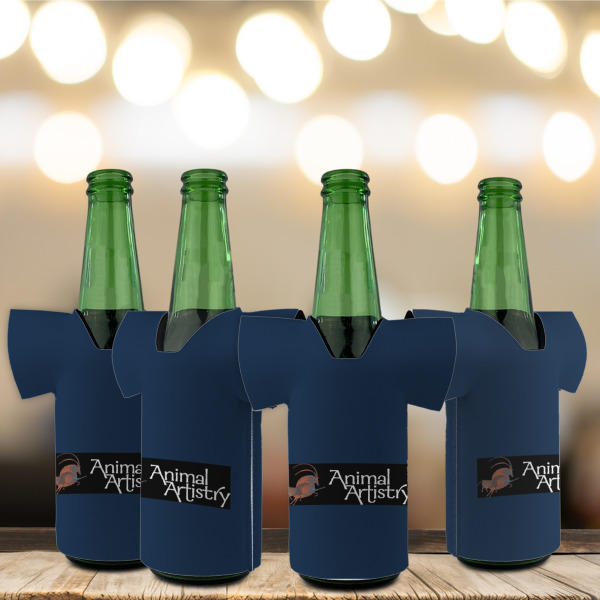 Custom Design - Jersey Bottle Cooler - Set of 4 - LIFESTYLE