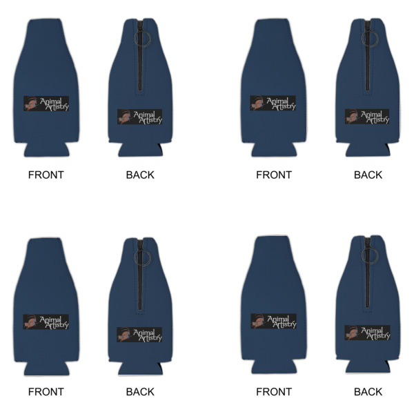 Custom Design - Zipper Bottle Cooler - Set of 4 - Approval