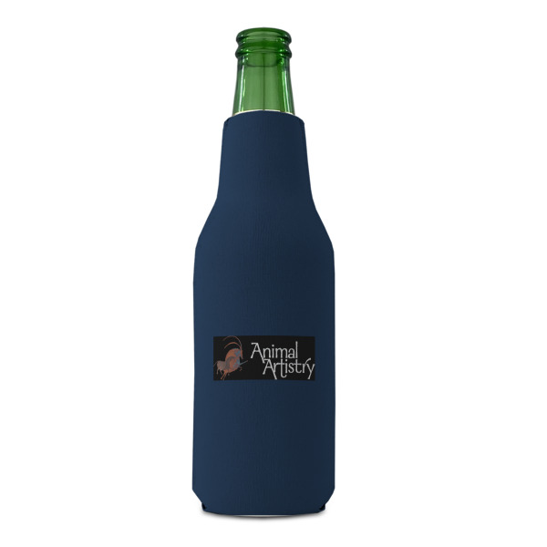 Custom Design - Zipper Bottle Cooler - FRONT (bottle)