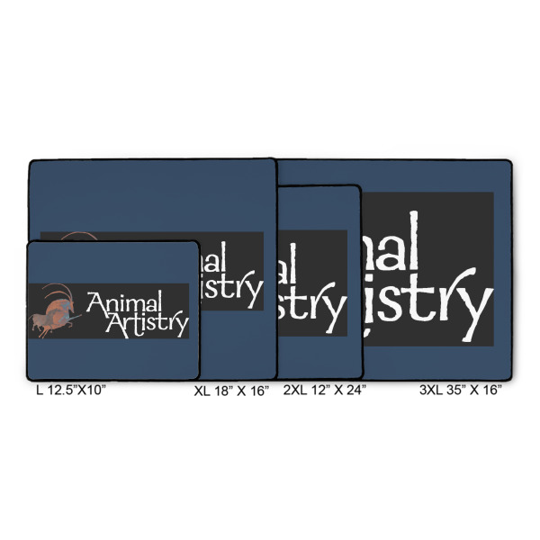 Custom Design - Gaming Mats - Size Chart