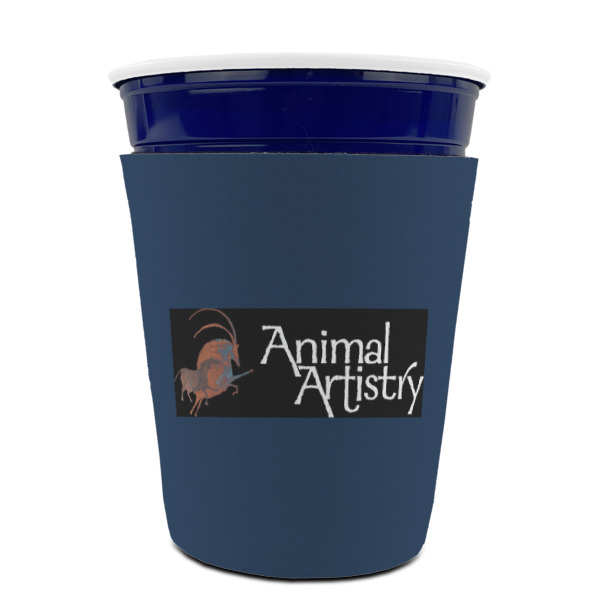 Custom Design - Party Cup Sleeves - without bottom - Front (On Cup)