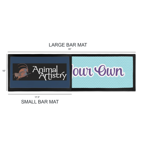Custom Design - Bar Mats - Sizing Chart