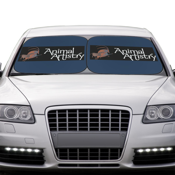 Custom Design - Car Sun Shades - IN CONTEXT