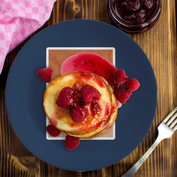 Custom Design - Melamine Plate 8 inches - LIFESTYLE