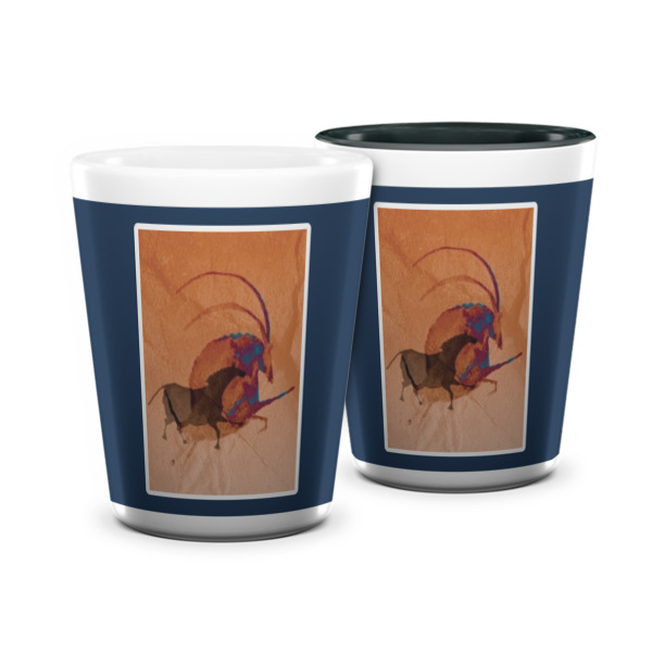 Custom Design Your Own Ceramic Shot Glass - 1.5 oz