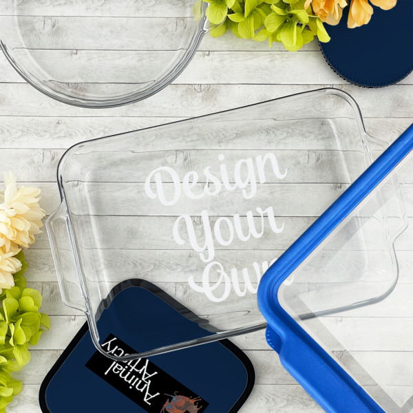 Custom Design - Glass Baking Dish - 13"x9" - Lifestyle