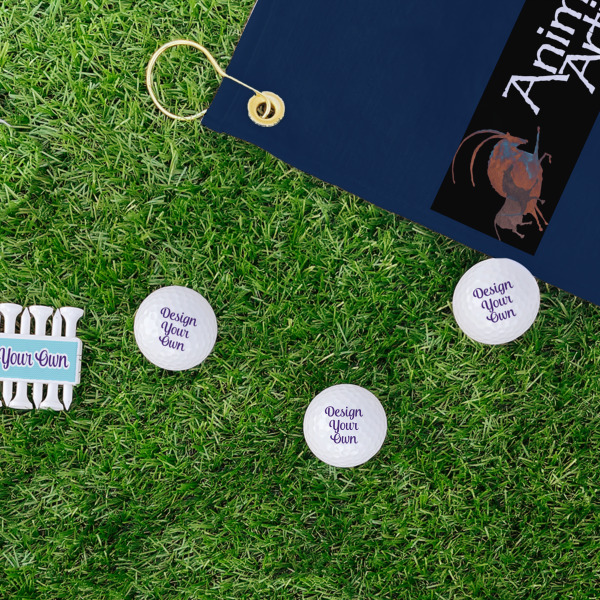 Custom Design - Golf Balls - Generic - Set of 3 - LIFESTYLE