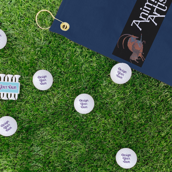 Custom Design - Golf Balls - Generic - Set of 12 - LIFESTYLE