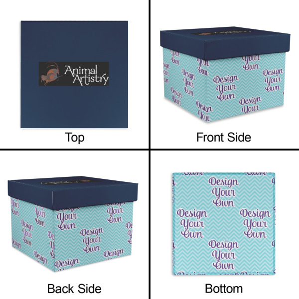 Custom Design - Gift Boxes with Lid - Canvas Wrapped - Small - Approval