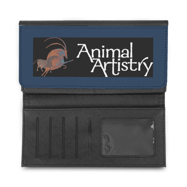 Custom Design - Ladies Wallet - Half Way Open