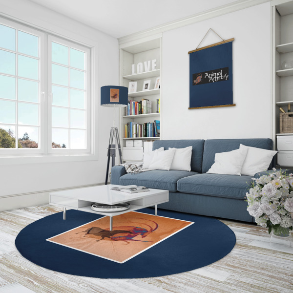 Custom Design - Round Area Rug - IN CONTEXT