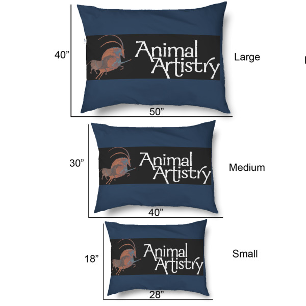 Custom Design - Outdoor Dog Beds - SIZE CHART