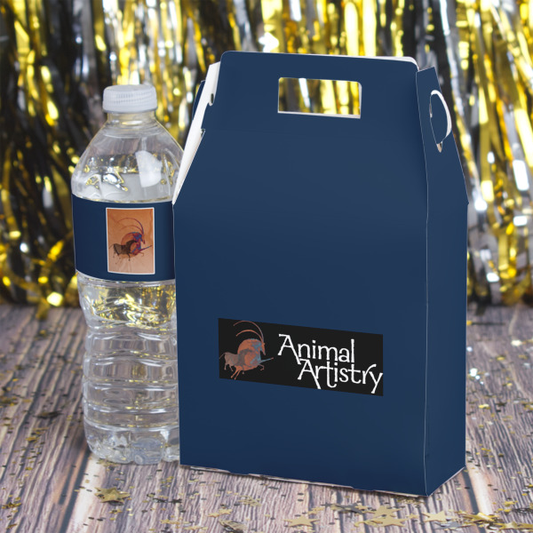 Custom Design - Gable Favor Box - In Context