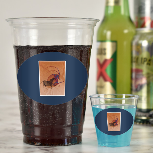 Custom Design - Plastic Shot Glasses - In Context