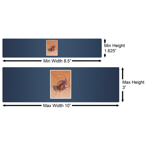 Custom Design - Water Bottle Labels w/ Dimensions