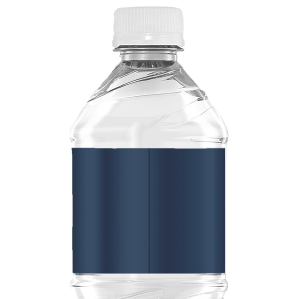 Custom Design - Water Bottle Label - Back View