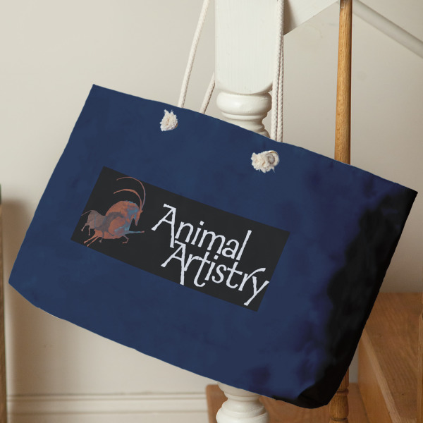 Custom Design - Large Rope Tote - Life Style