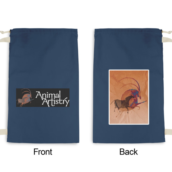 Custom Design - Small Laundry Bag - Front & Back View