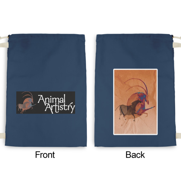 Custom Design - Large Laundry Bag - Front & Back View