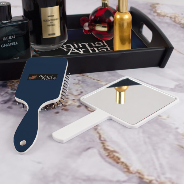 Custom Design - Hair Brush - With Hand Mirror