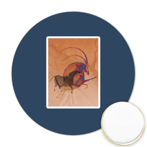 Custom Design Your Own Printed Cookie Topper - Round