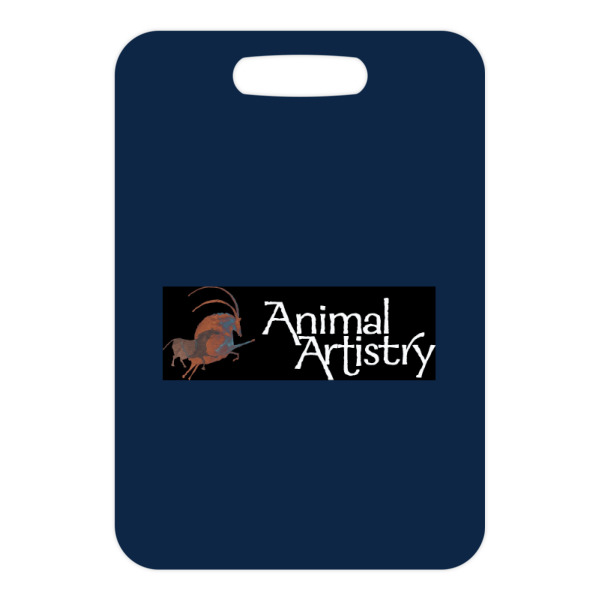 Custom Design - Metal Luggage Tag - Front Without Strap