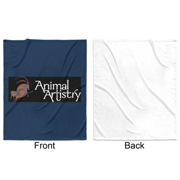 Custom Design - Minky Blanket - 50"x60" - Single Sided - Front & Back