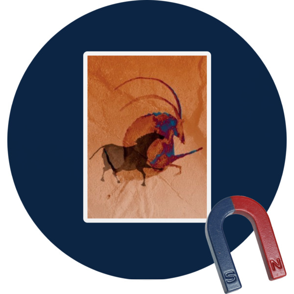 Custom Design Your Own Round Fridge Magnet