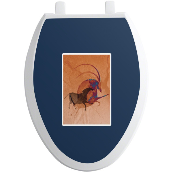 Custom Design - Toilet Seat Decal - Elongated - Front