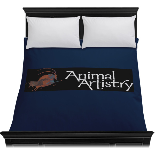 Custom Design - Duvet Cover - Queen - On Bed - No Prop