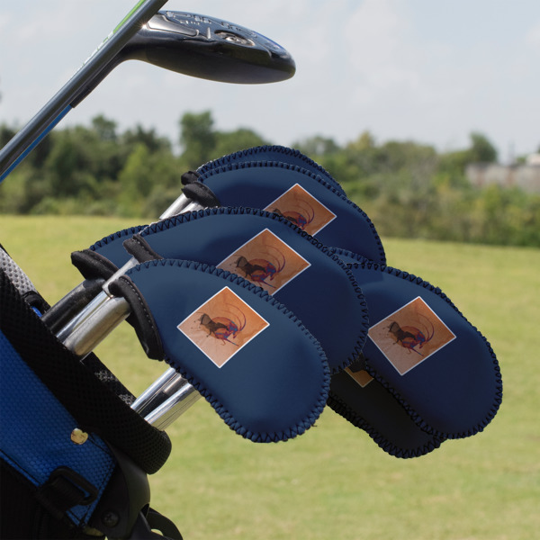 Custom Design - Golf Club Cover - Set of 9 - On Clubs