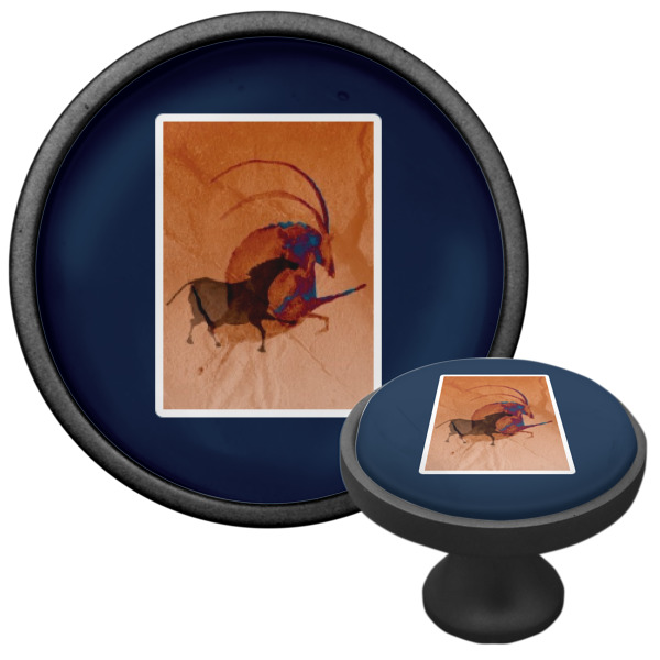 Custom Design - Cabinet Knob - Black - Multi Angle