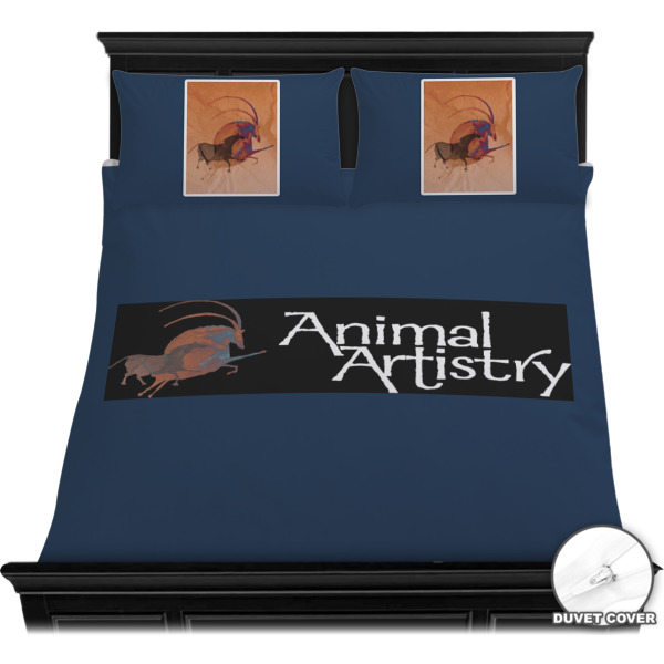 Custom Design - Bedding Set - Queen - Duvet - On Bed