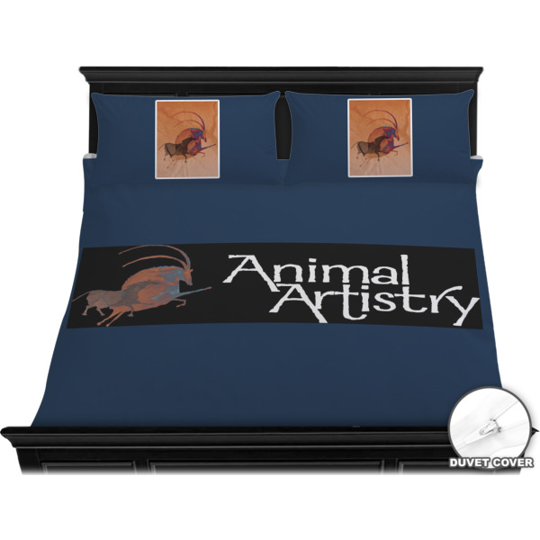 Custom Design - Bedding Set - King - Duvet - On Bed