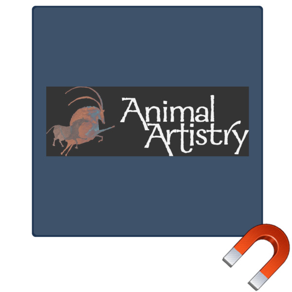 Custom Design Your Own Square Car Magnet - 6"