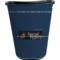 Design Your Own Waste Basket - Single-Sided - Black