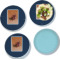 Design Your Own Glass Lunch / Dinner Plate 10" - Set of 4