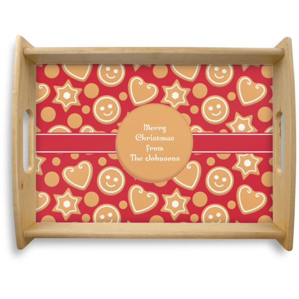 Custom Design Your Own Natural Wooden Tray - Large