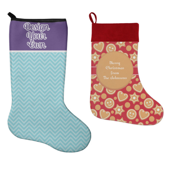 Custom Design - Stockings - Side by Side compare