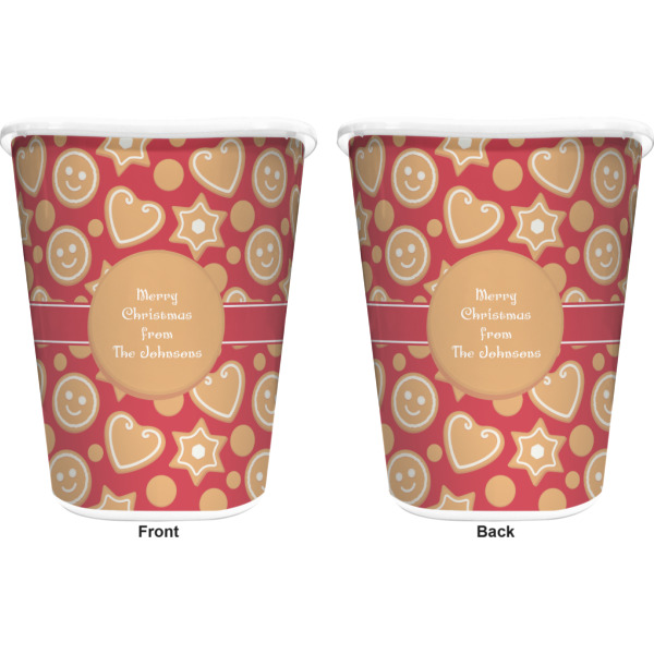 Custom Design - Waste Basket - White - Double Sided - Approval