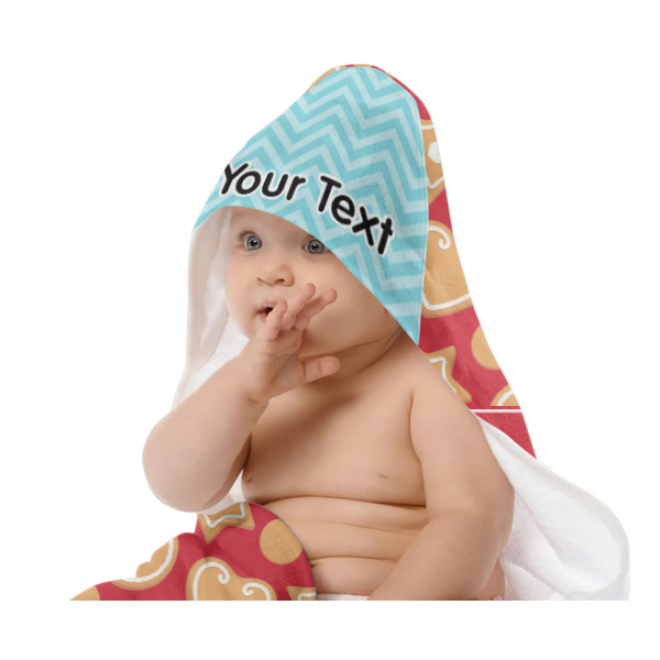 Custom Design - Baby Hooded Towel on Child
