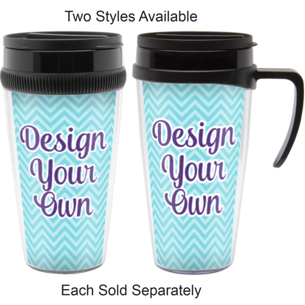 Custom Design - Acrylic Travel Mugs - With & Without Handle