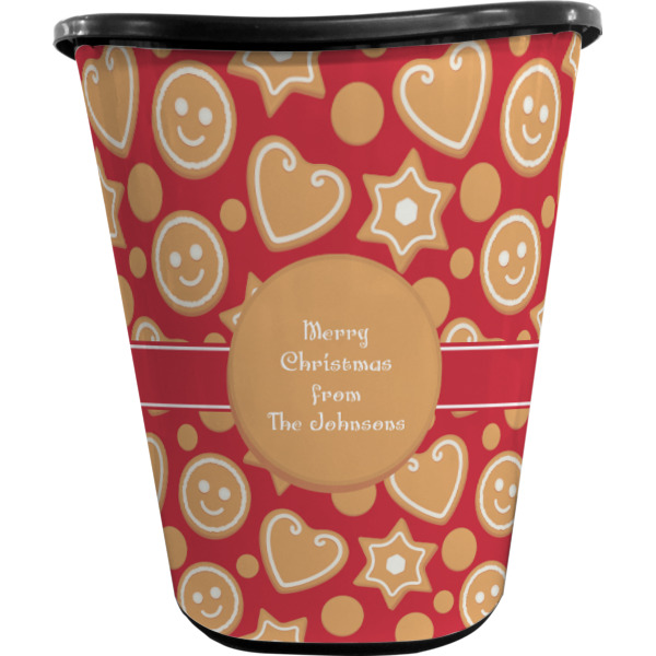 Custom Design - Waste Basket - Black - Front